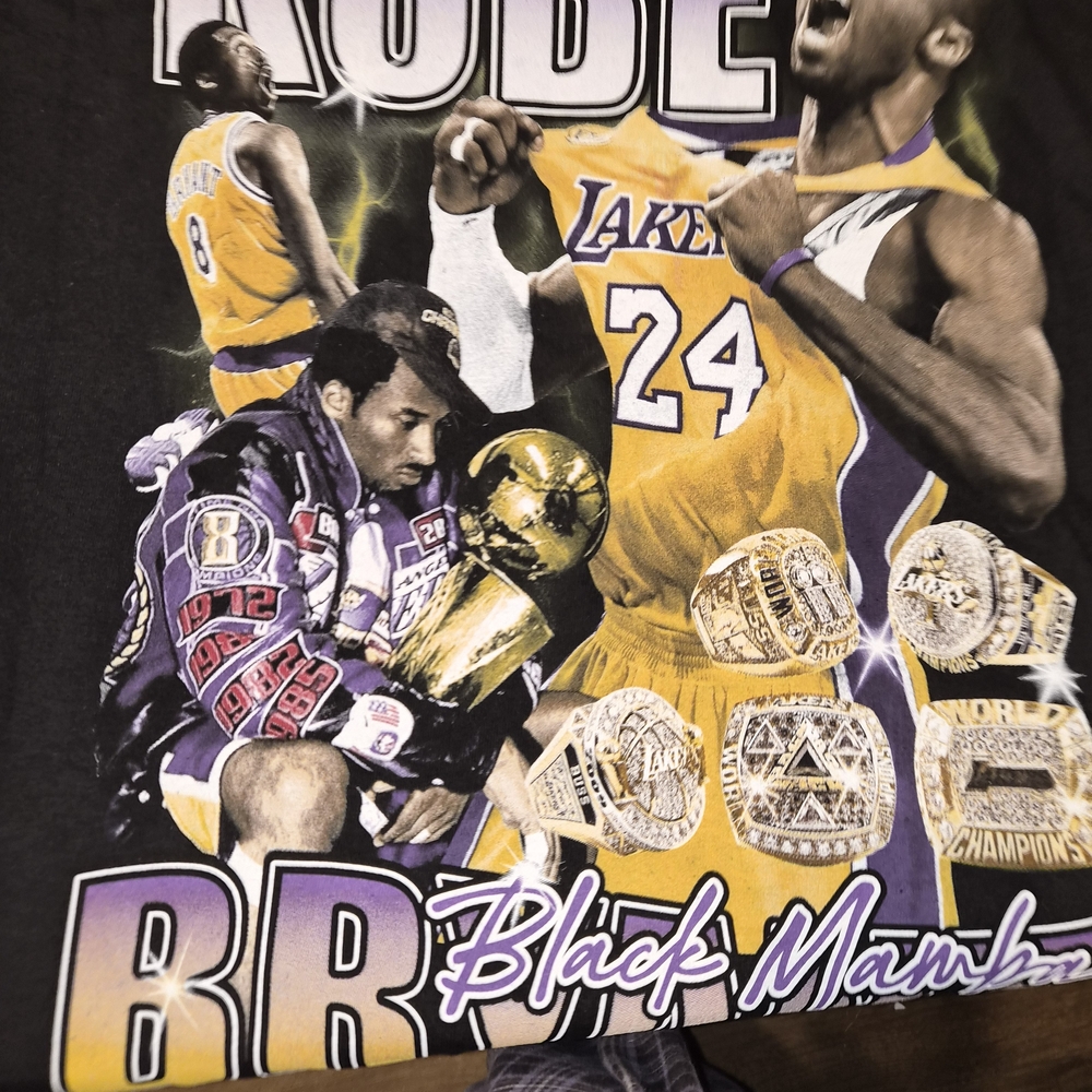 Black Mamba Lakers Graphic Tee - Kobe 8 & 24